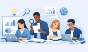 Introduction to research methods for new researchers illustration