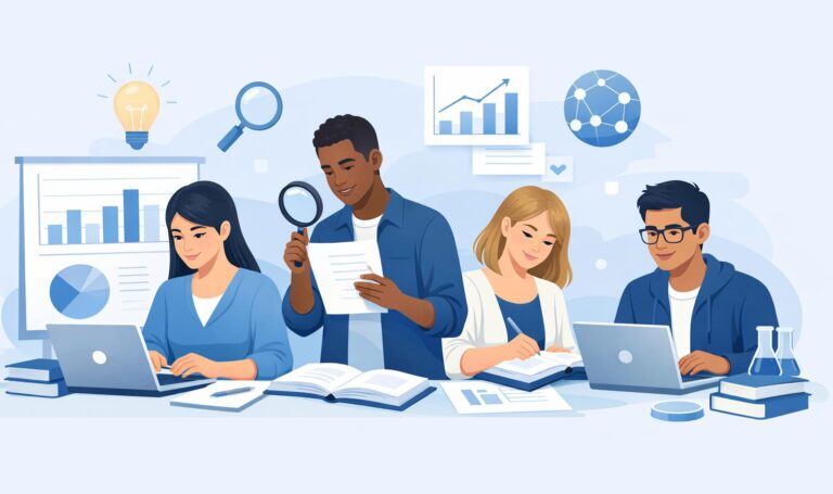 Introduction to research methods for new researchers illustration