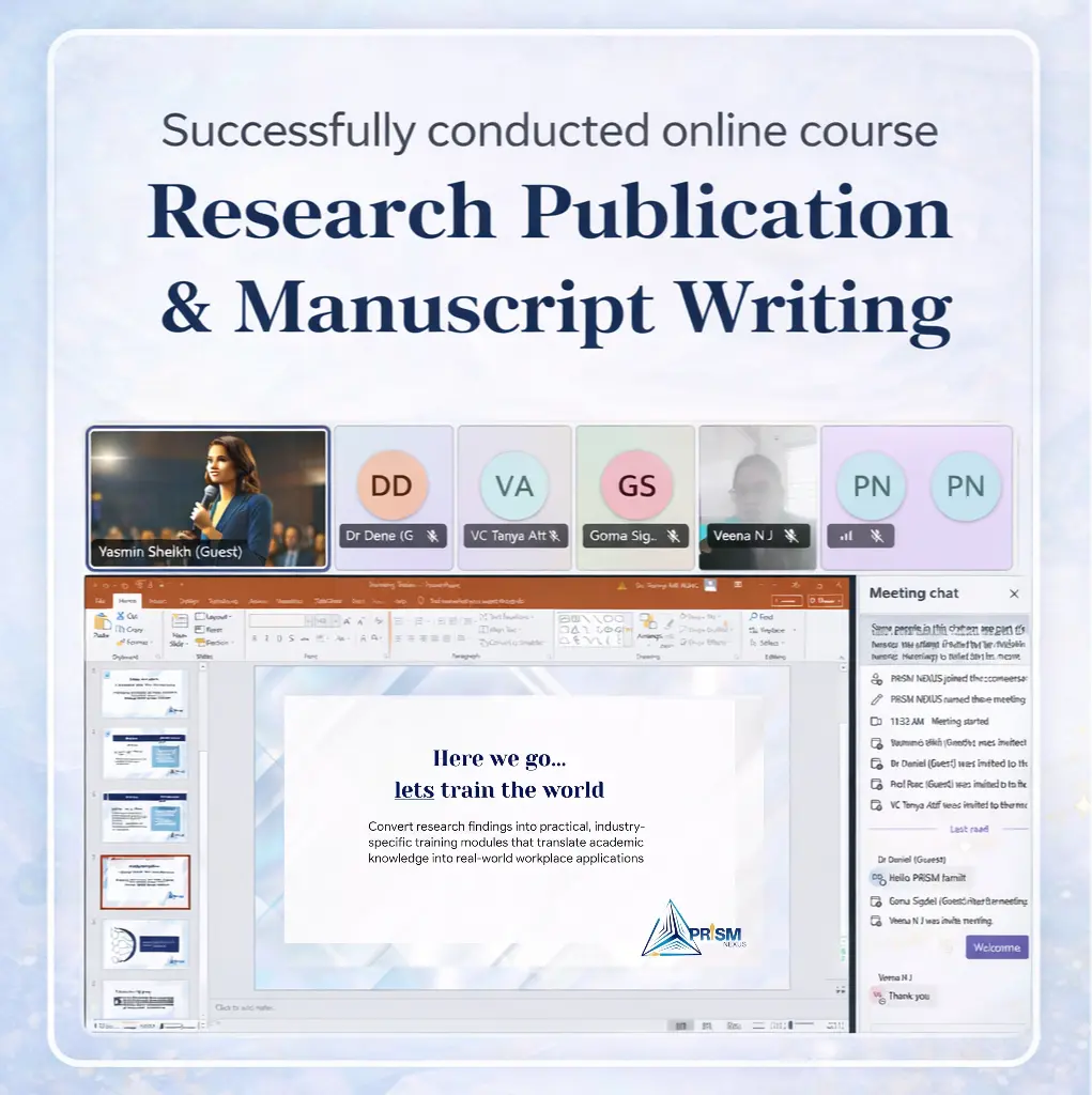 Research Publication & Manuscript Writing Online Course